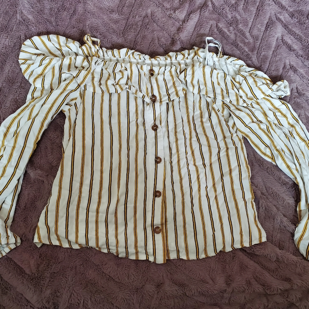 Off the shoulder blouse